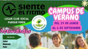 Lee más sobre el artículo Campus de Verano en el Club Social Parque Verde