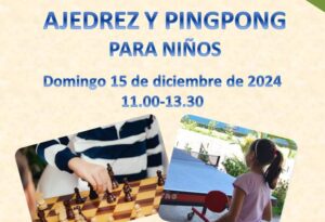 Lee más sobre el artículo Juegos infantiles de Ajedrez y Ping Pong en el Club Parque Verde