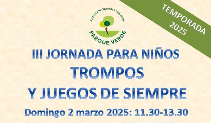 En este momento estás viendo III Jornada de Trompos y Juegos de siempre: Una Mañana de diversión en el Club Parque Verde