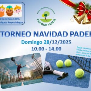 Inscripción Torneo Navidad Padel 2025 (a beneficio Carroza Cabalgata Reyes)